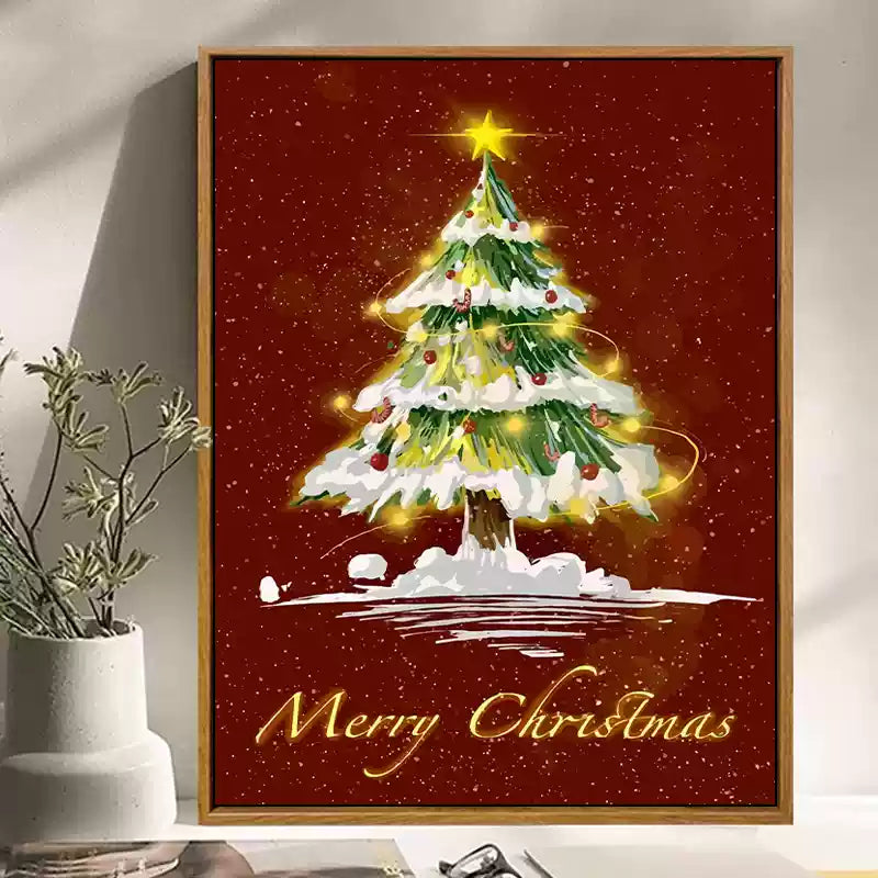 Christmas Tree DIY Painting Set – Custom Holiday Craft Kit