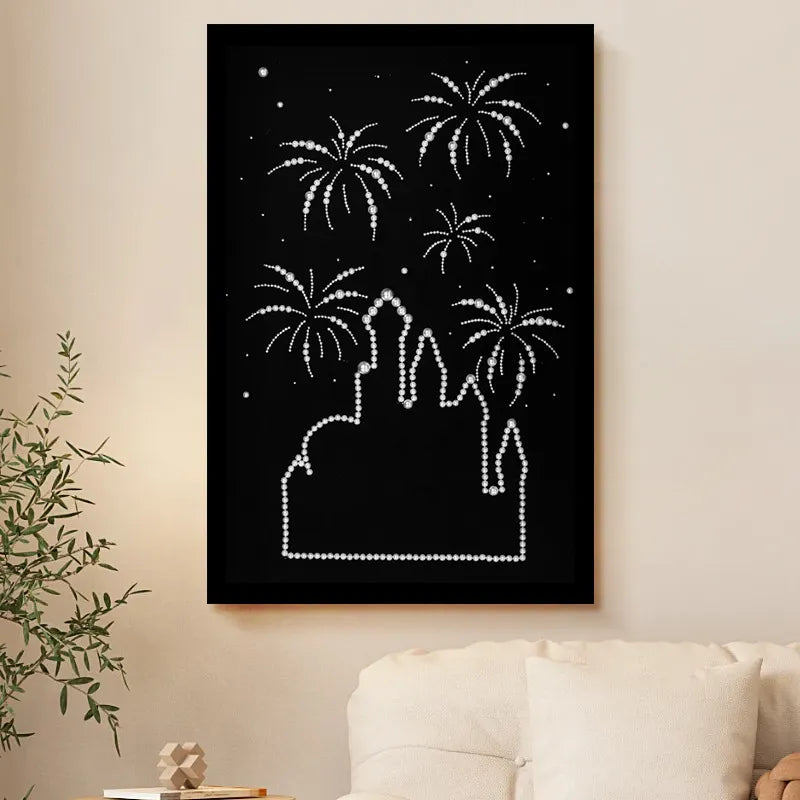 Castle Fireworks Pearl Painting Kit