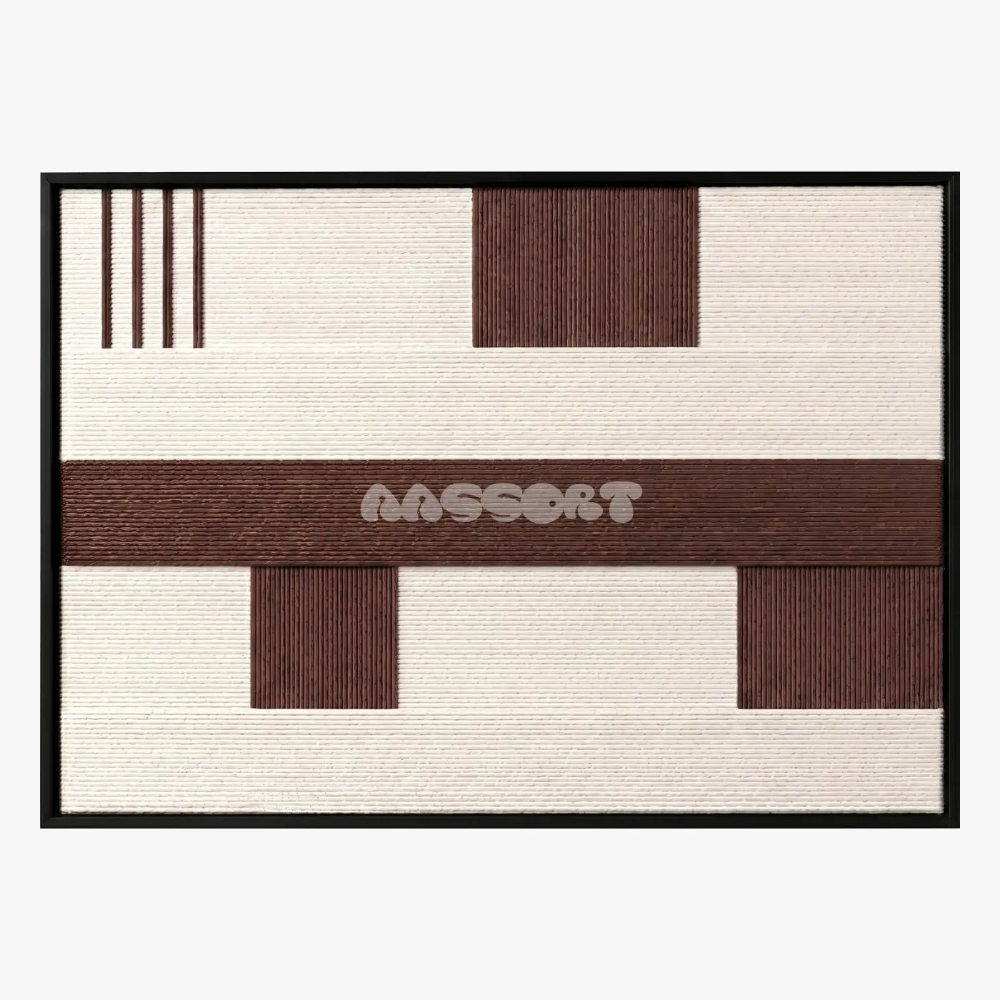 Cocoa Horizon - Textile Art #RE032