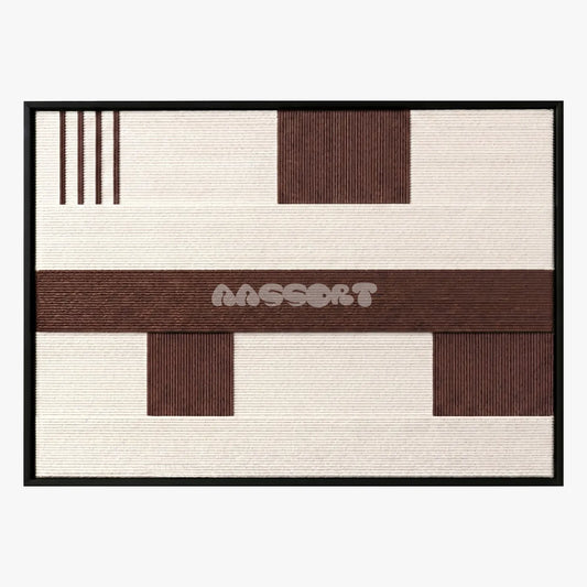 Cocoa Horizon - Textile Art #RE032