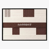 Cocoa Horizon - Textile Art #RE032