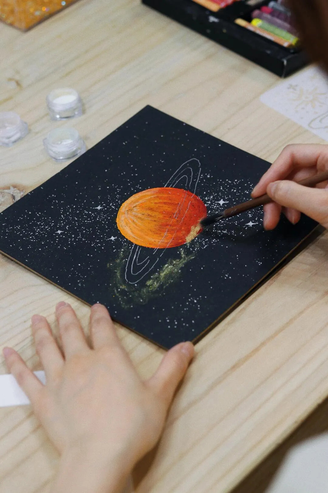 Mars Planet Painting Kit – Create Stunning Red Planet Art | DIY Space Art