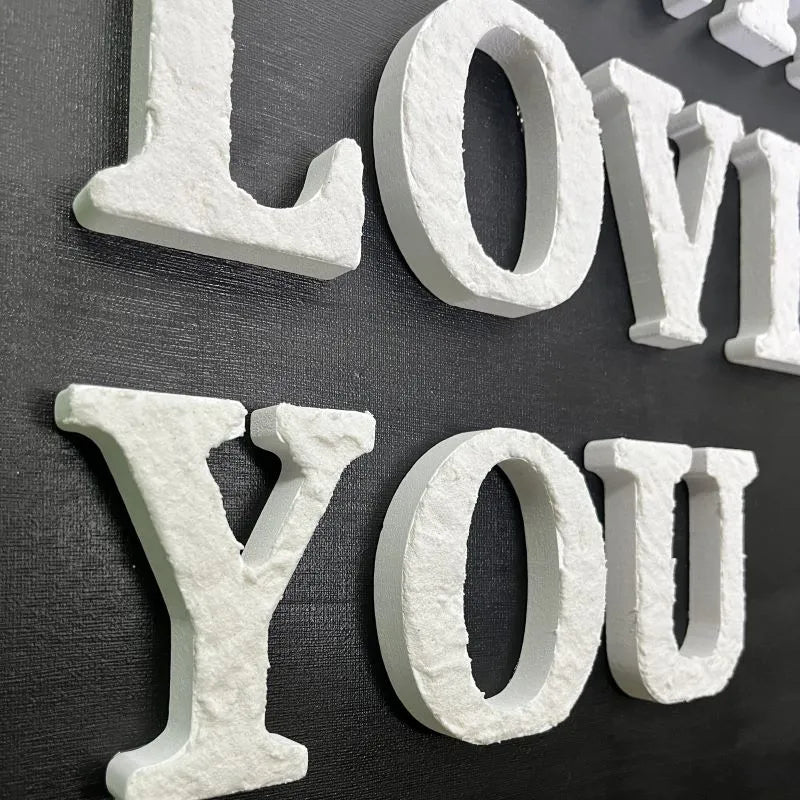 Customized products| Custom Letter/Number Quartz Sand Texture Painting Kit