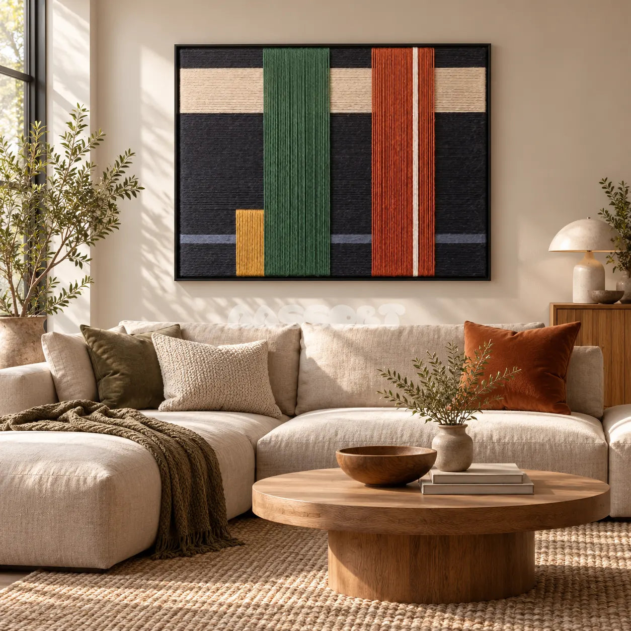 Standing Apart - Textile Art #RE099