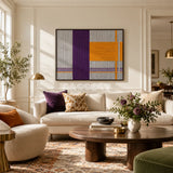 Purple Gold - Textile Art #RE073
