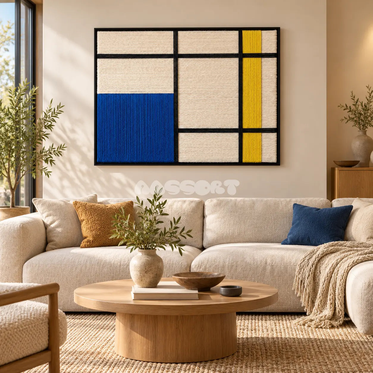 Asymmetric Order - Textile Art #RE076