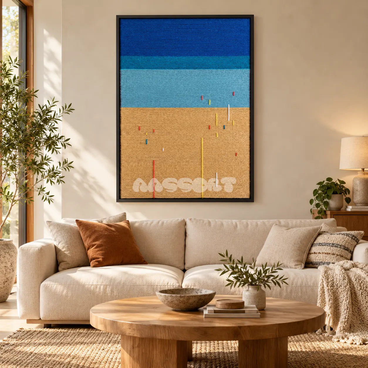 Beach Day - Textile Art #RE079