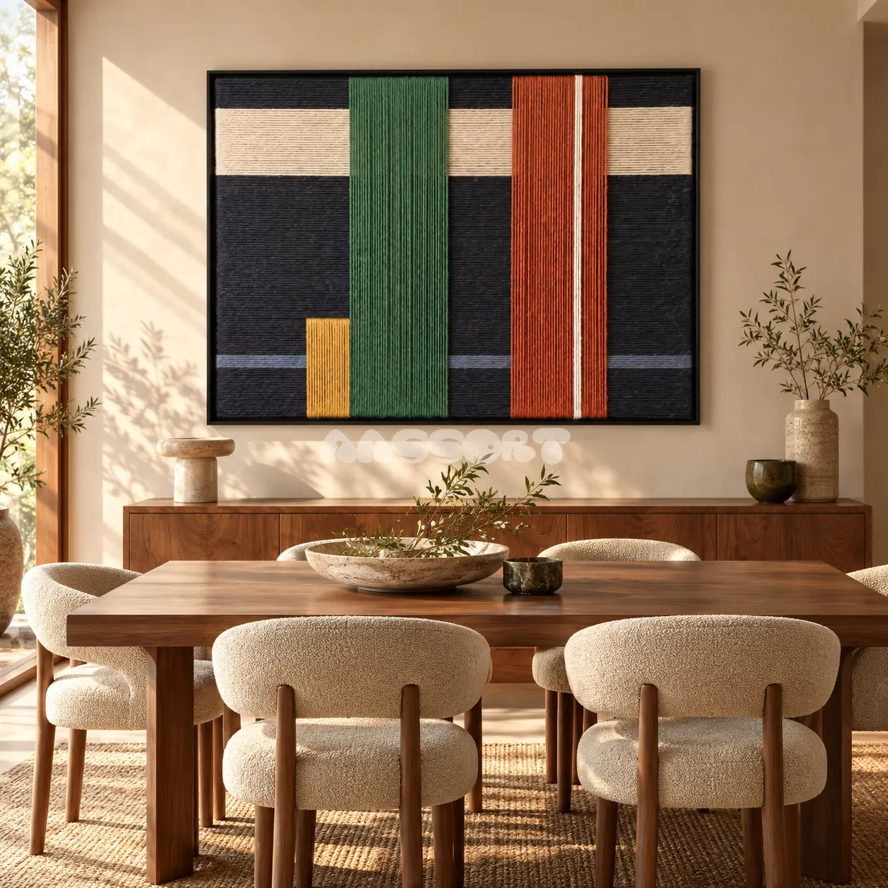 Standing Apart - Textile Art #RE099