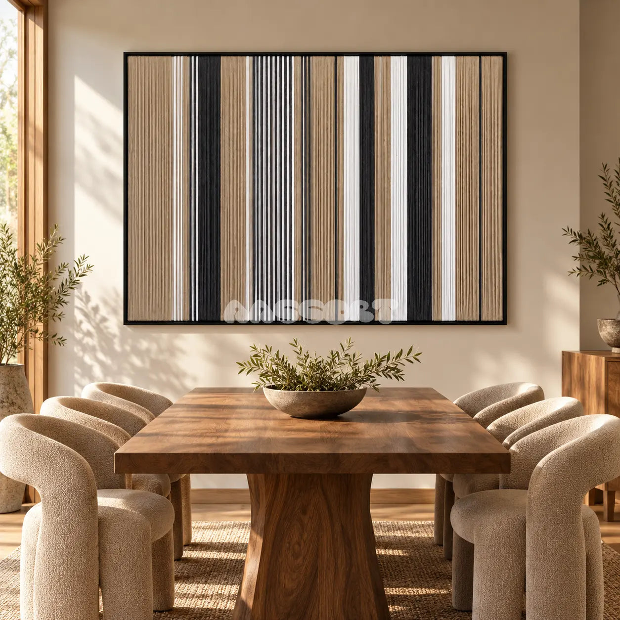 Silent Measure - Textile Art #RE098