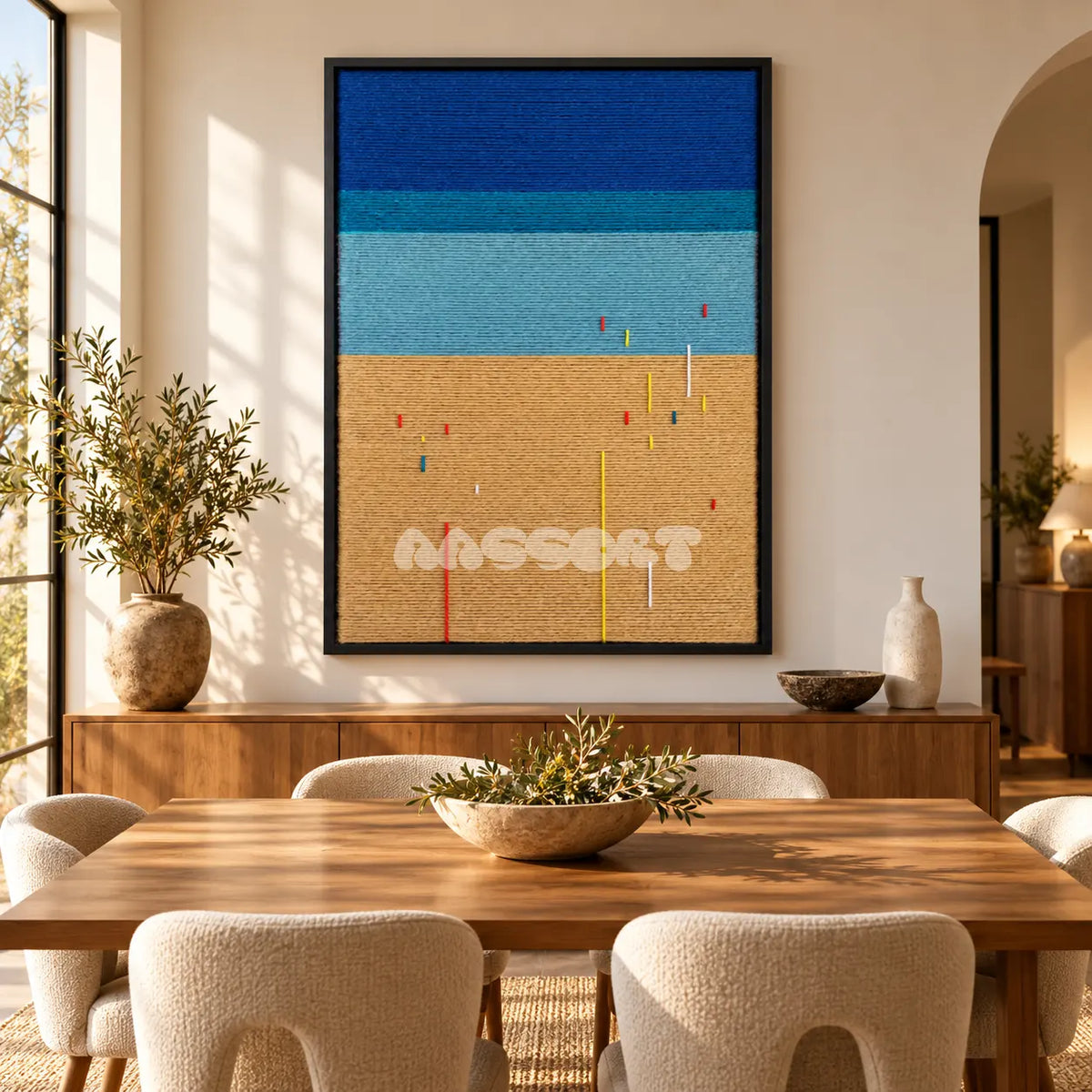 Beach Day - Textile Art #RE079