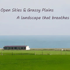 "Whispering Fields" — Textured Fiber Wall Art