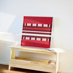 "Spring Miss" — Textured Fiber Wall Art