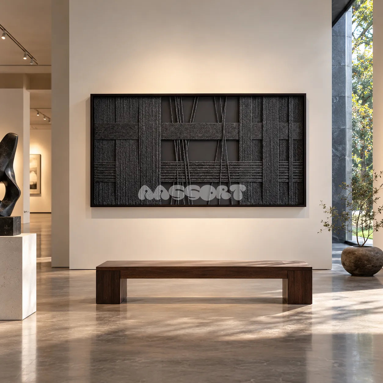 Black Thesis · 2026 One of One · Original Fiber Artwork