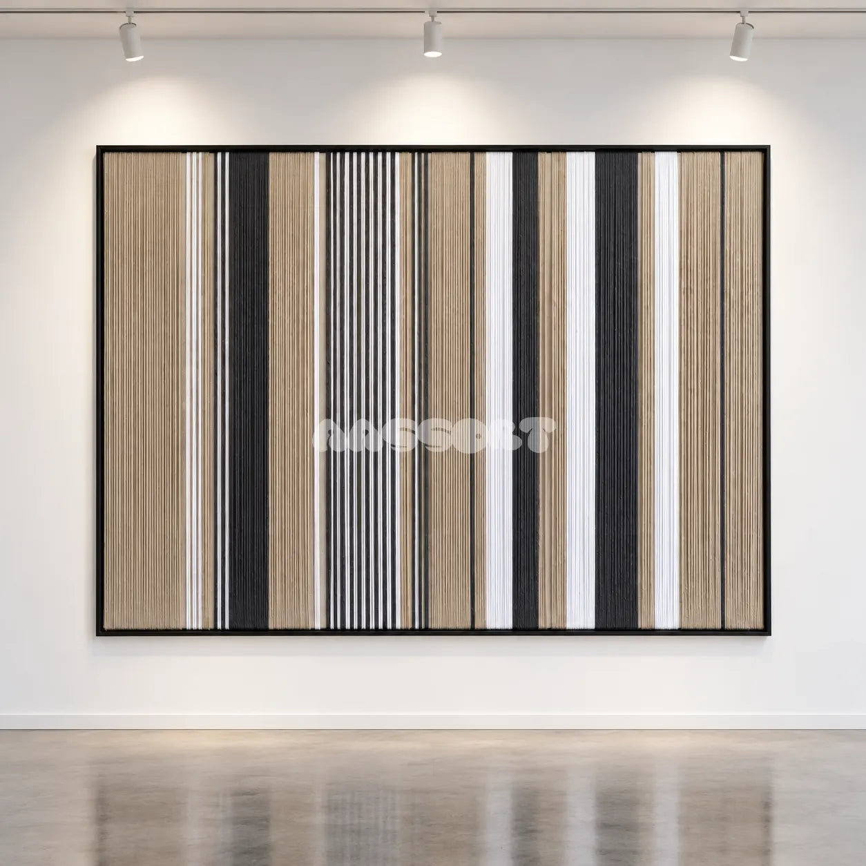 Silent Measure - Textile Art #RE098