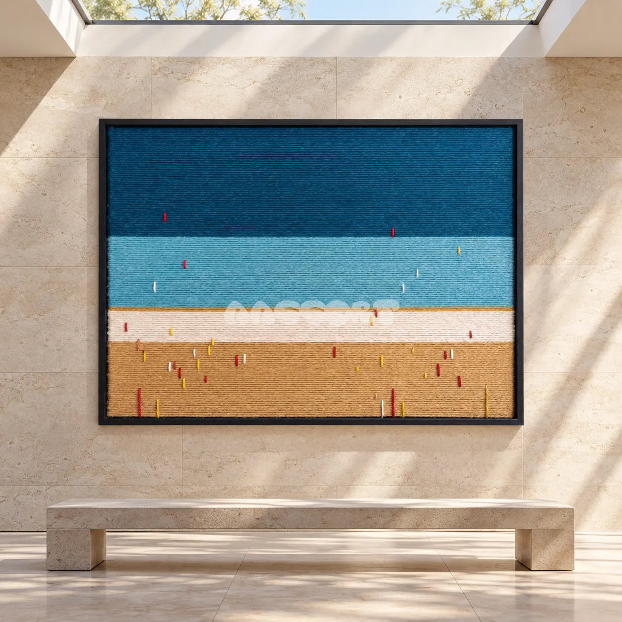 Low Tide - Textile Art #RE077