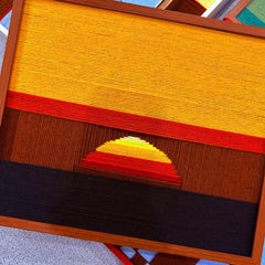 “Sunrise” - Textured Fiber Wall Art