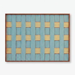 "Afternoon Window (Landscape)" — Textured Fiber Wall Art
