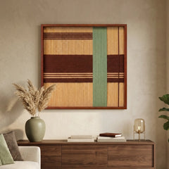 Amber Pine - Textile Art #SQ120