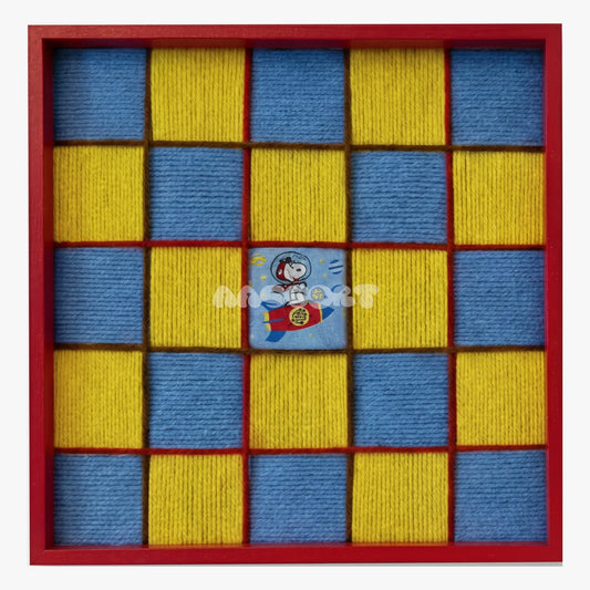 Snoopy's Space Odyssey - Textile Art #SQ062