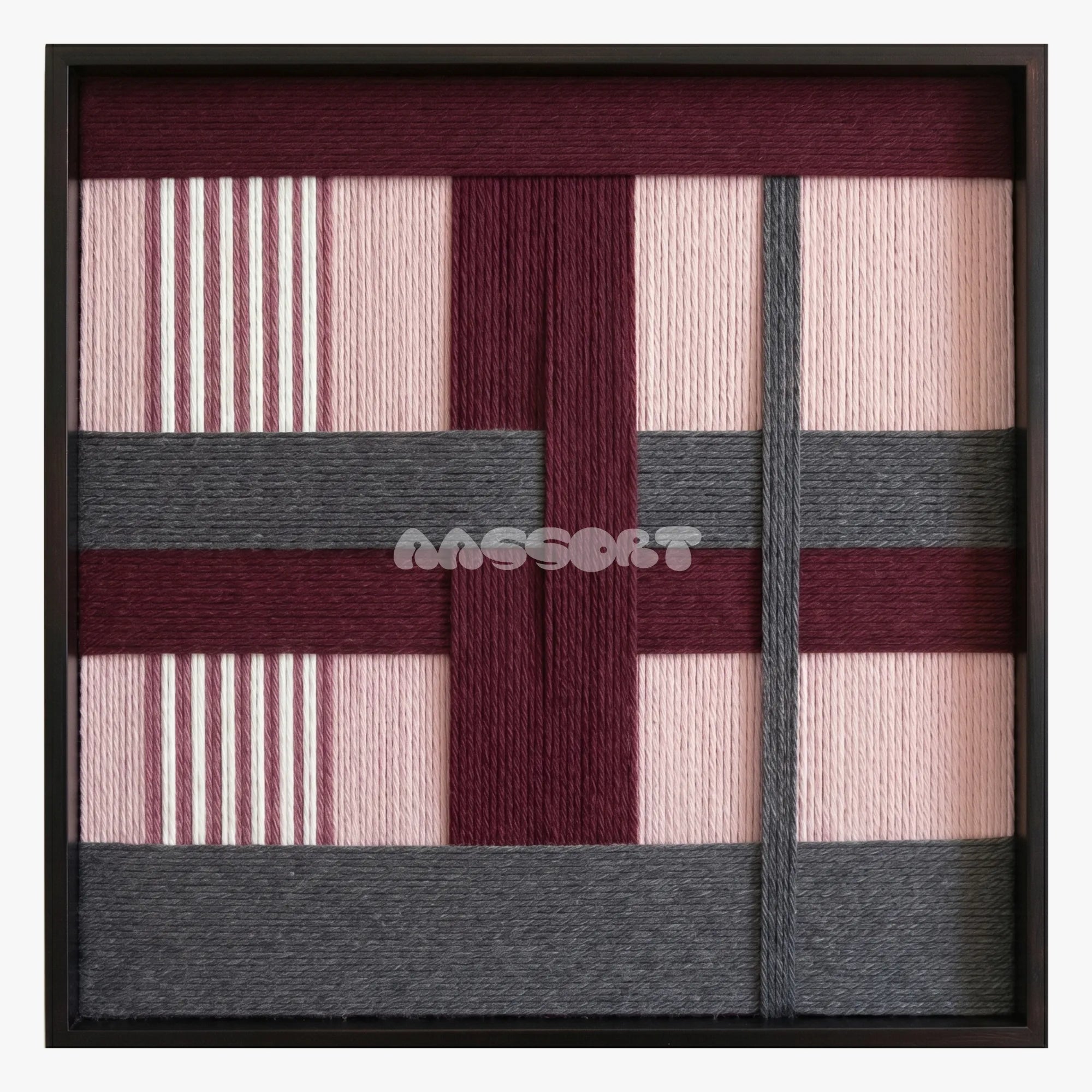 Rose Coordinates - Textile Art #SQ093