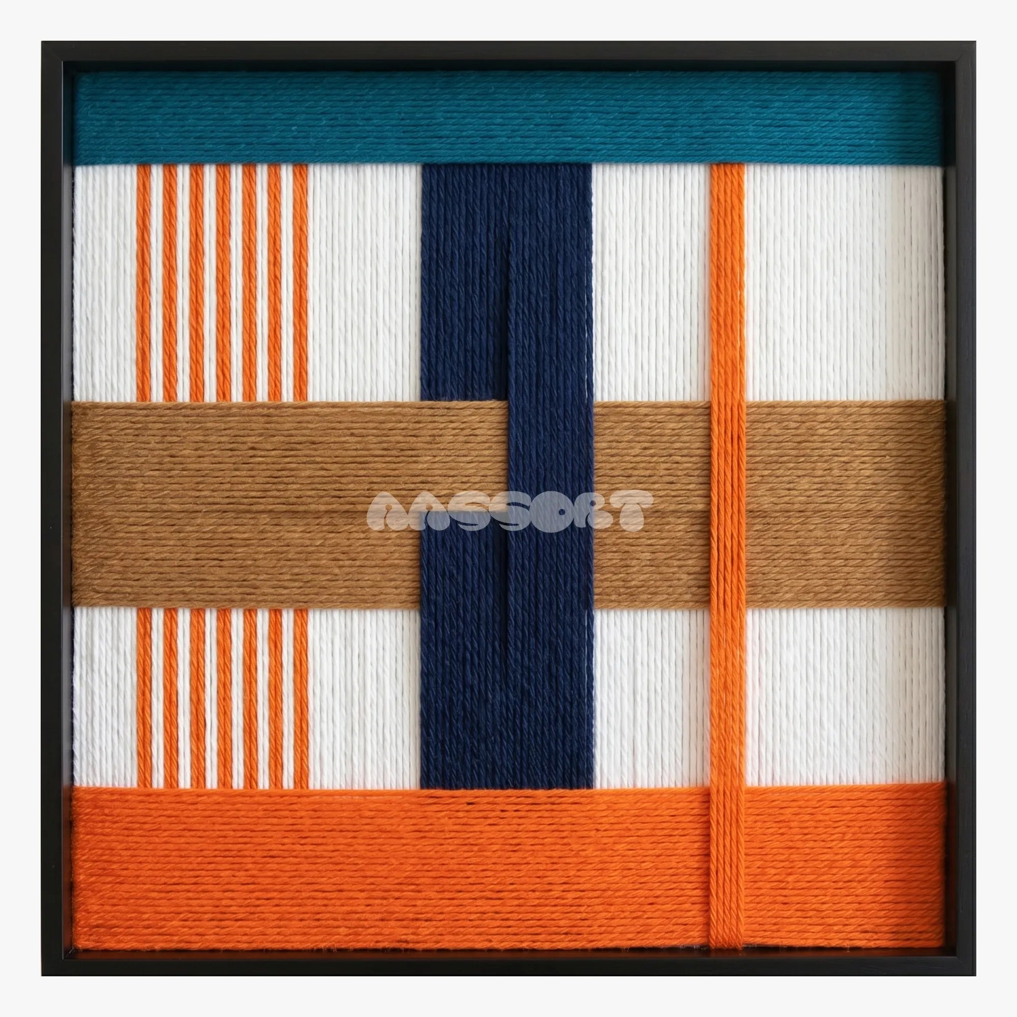 Orange Midsummer - Textile Art #SQ096