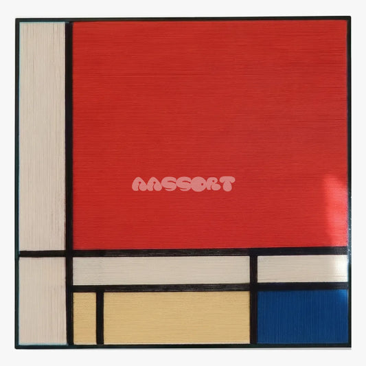 Mondrian - Textile Art #SQ078