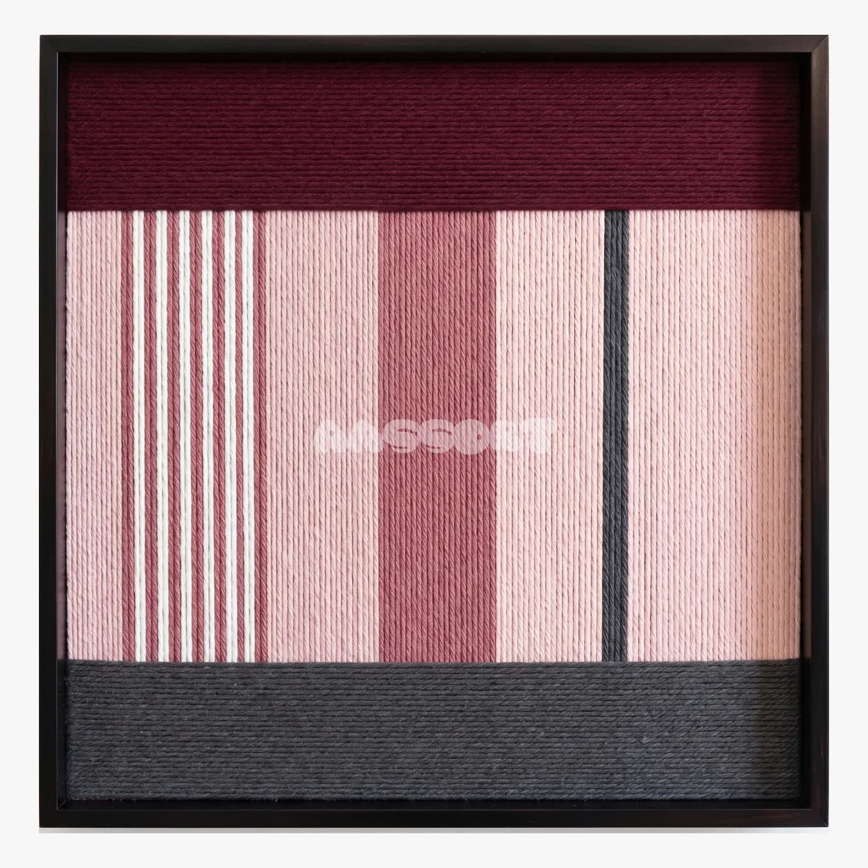 Rosy Pulse - Textile Art #SQ079