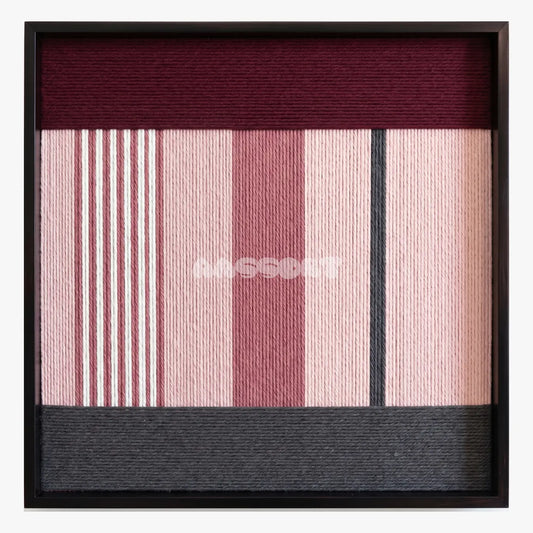 Rosy Pulse - Textile Art #SQ079