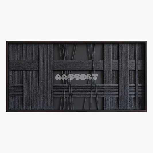 Black Thesis · 2026 One of One · Original Fiber Artwork