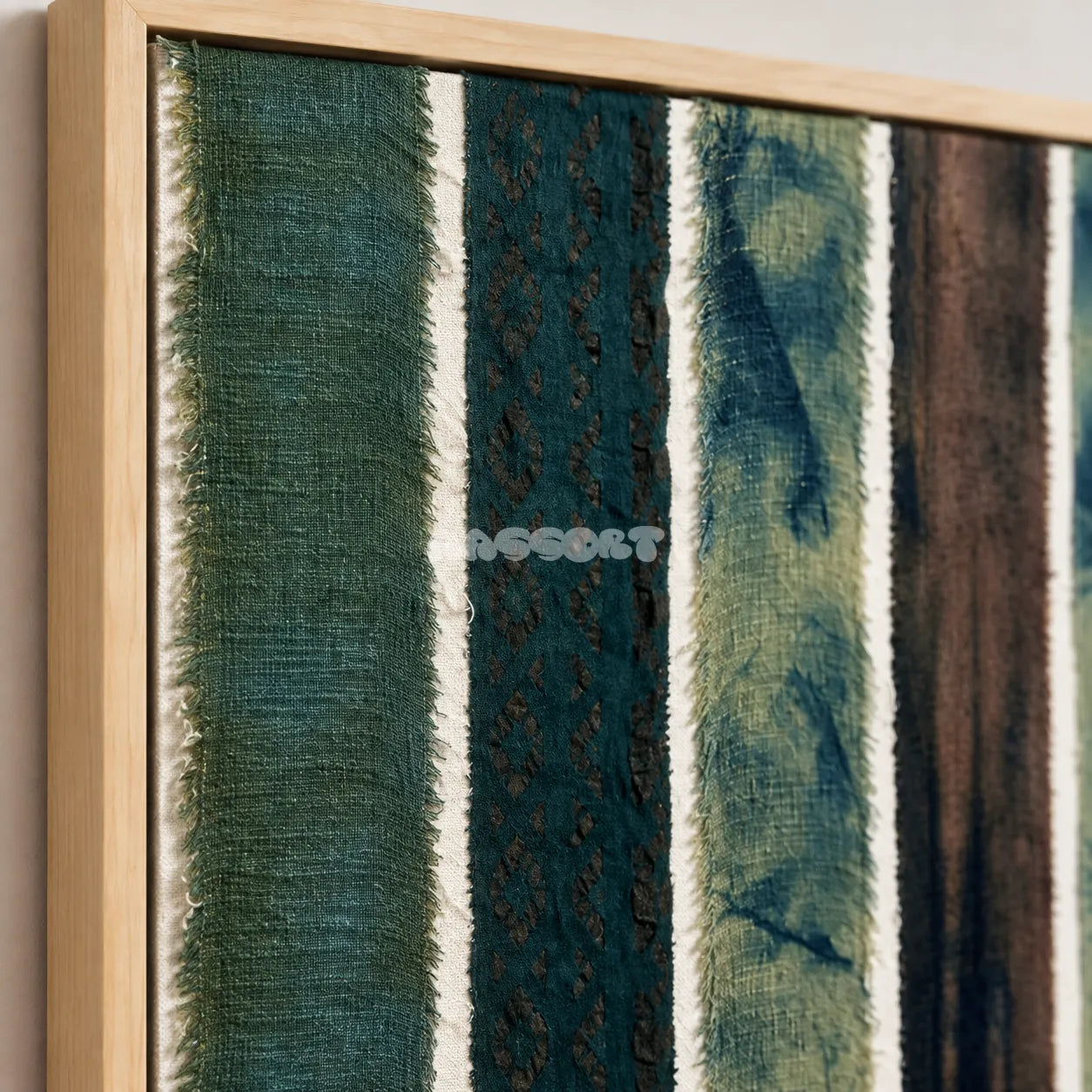 Forest Strata - Textured Fabric Art #TF001