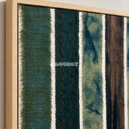 Forest Strata - Textured Fabric Art #TF001