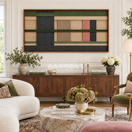 Bergen House - Textile Art #RE063