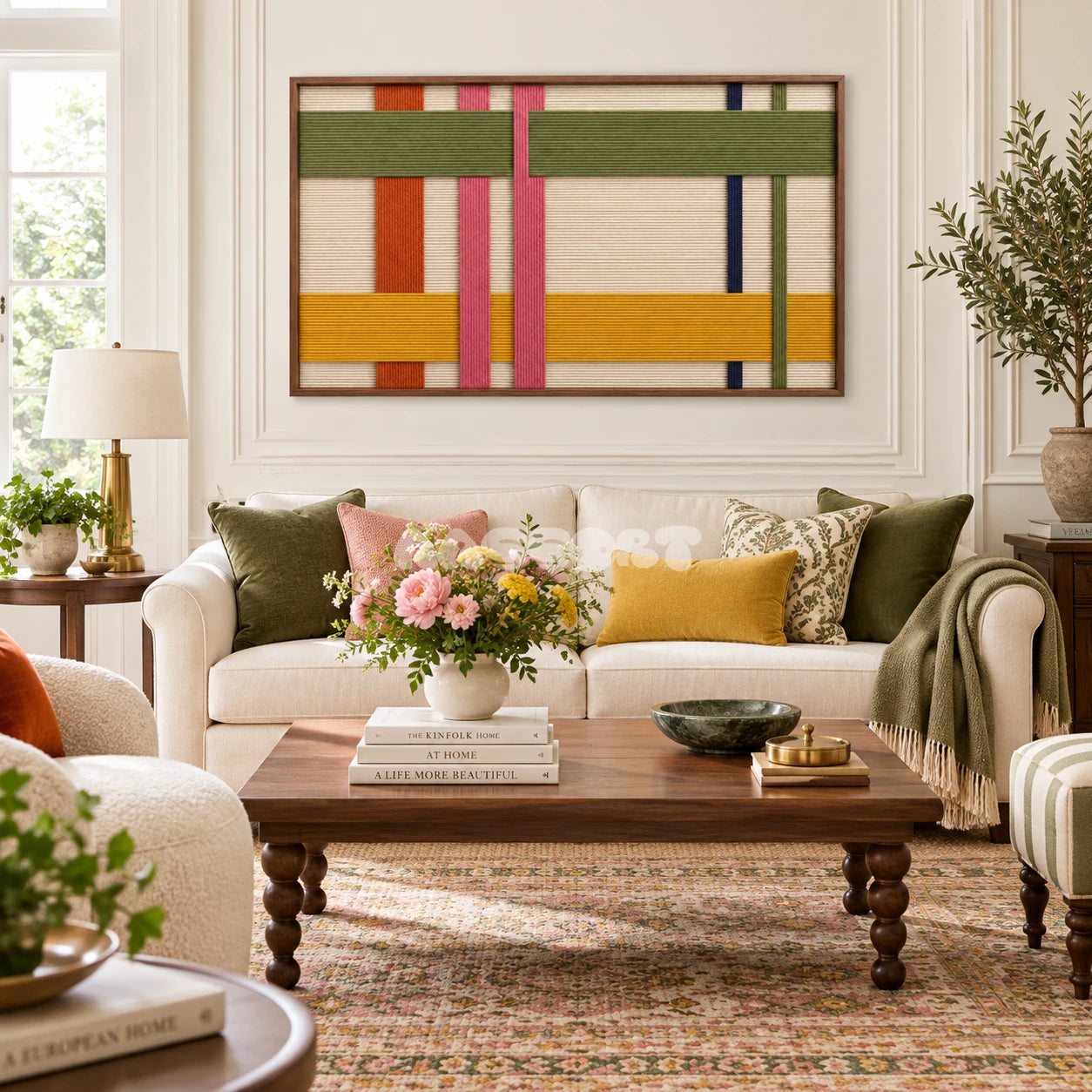 Chromatic Pause - Textile Art #RE064