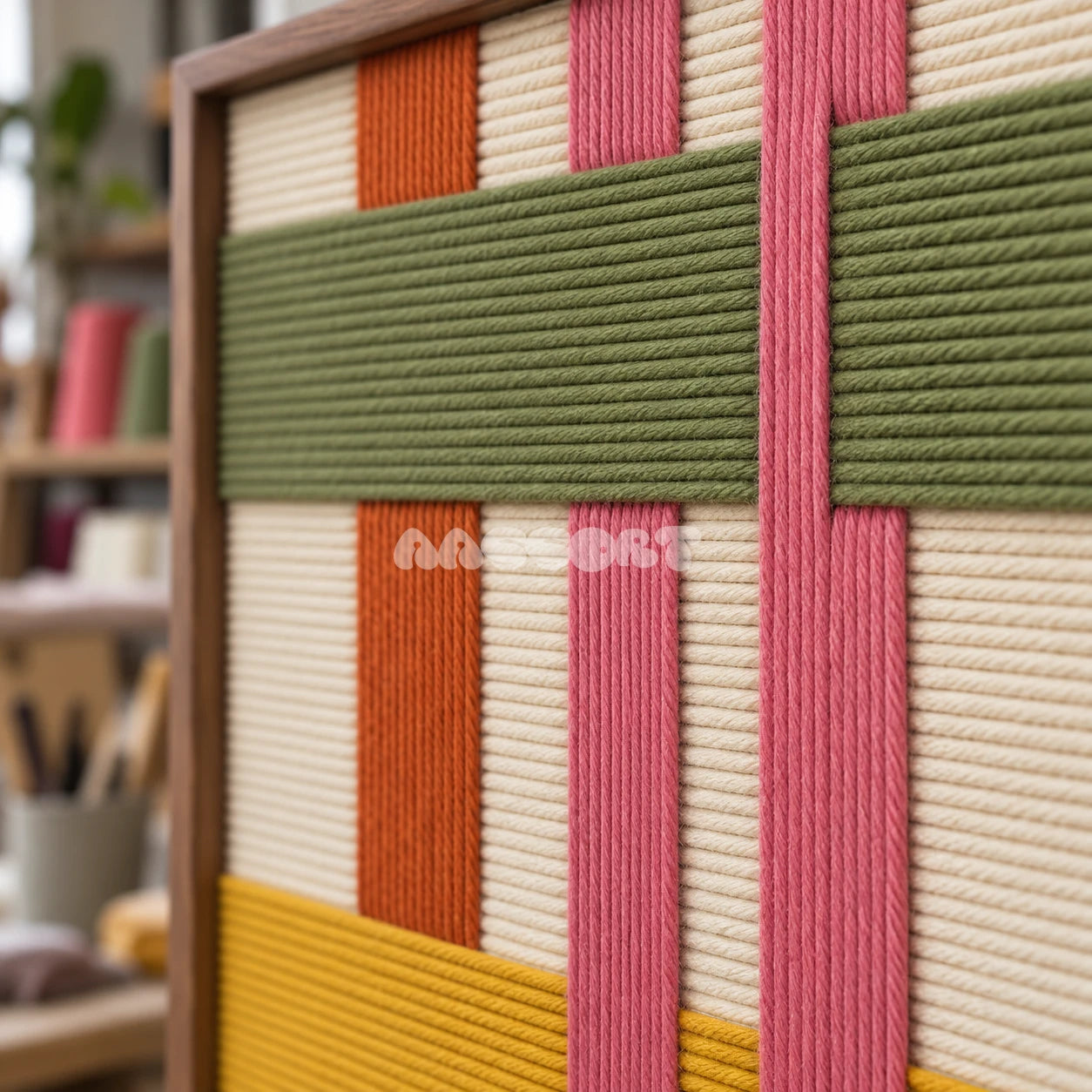 Chromatic Pause - Textile Art #RE064