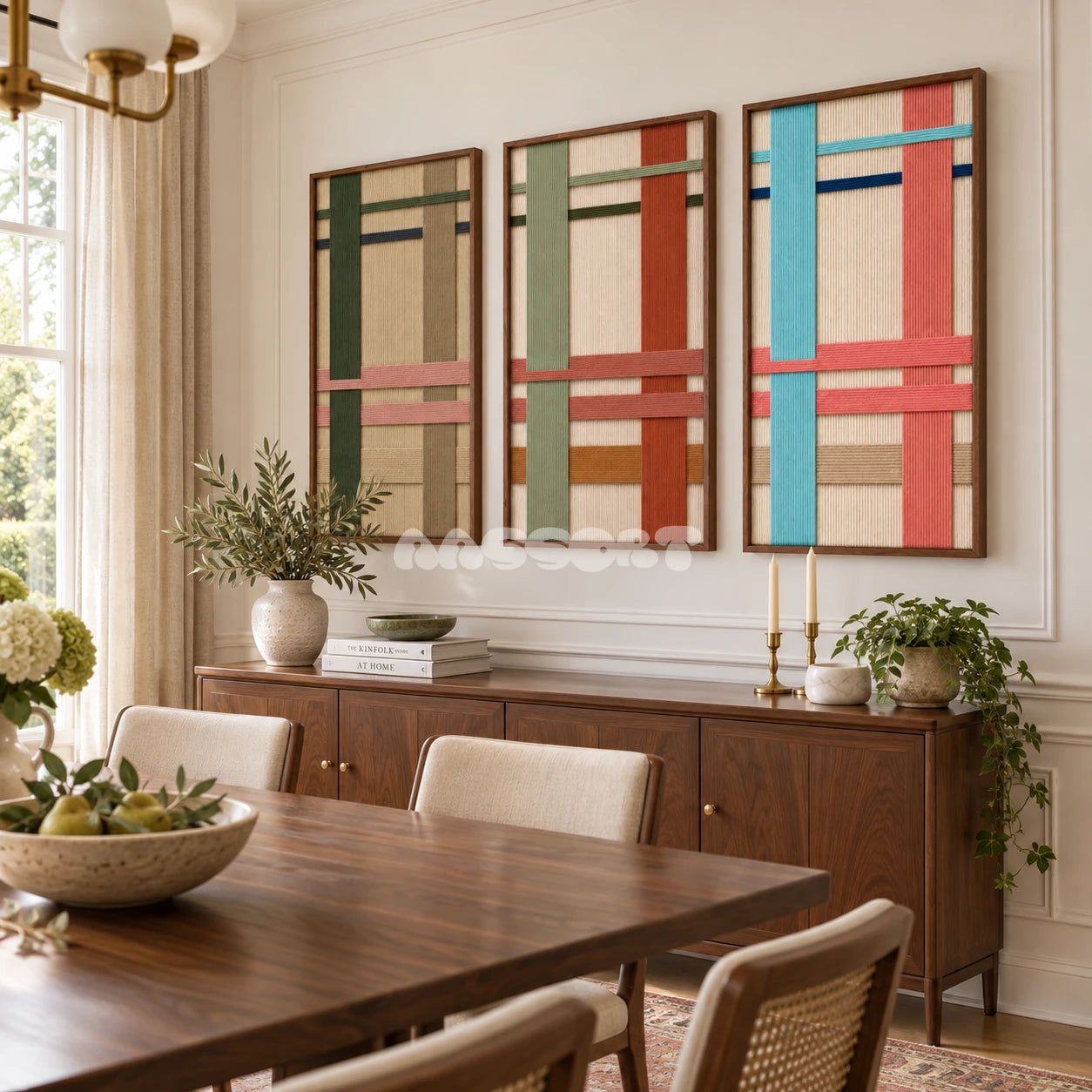 Chromatic Trio - Textile Art #PR018