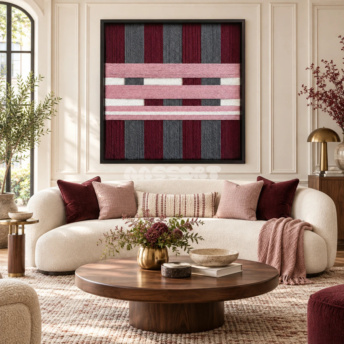 Paris Rouge - Textile Art #SQ152