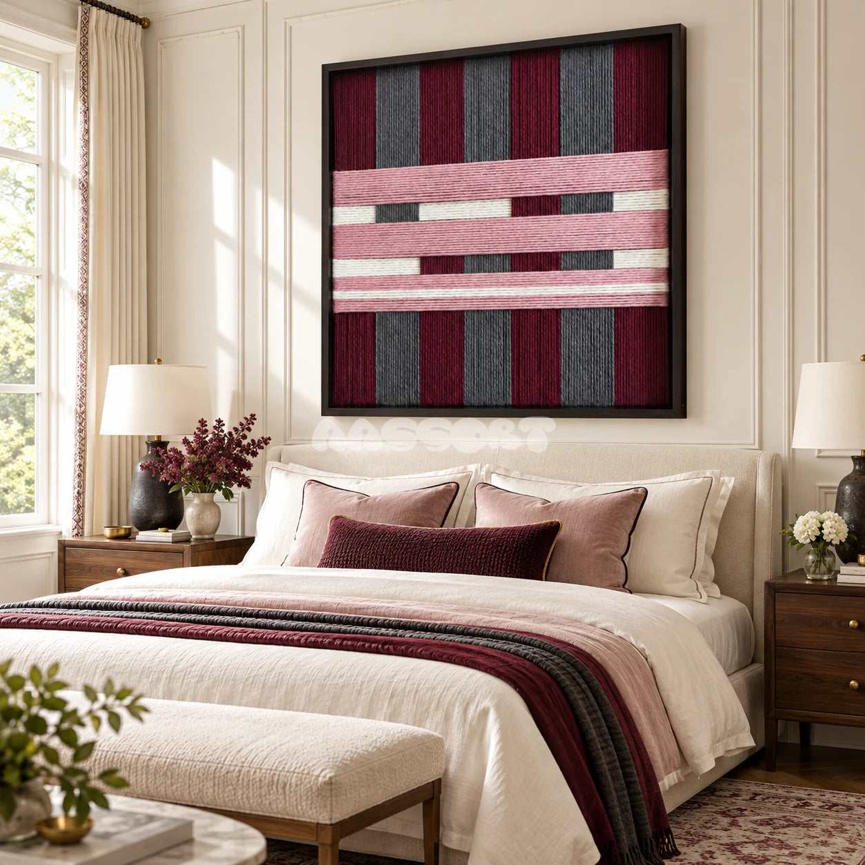 Paris Rouge - Textile Art #SQ152