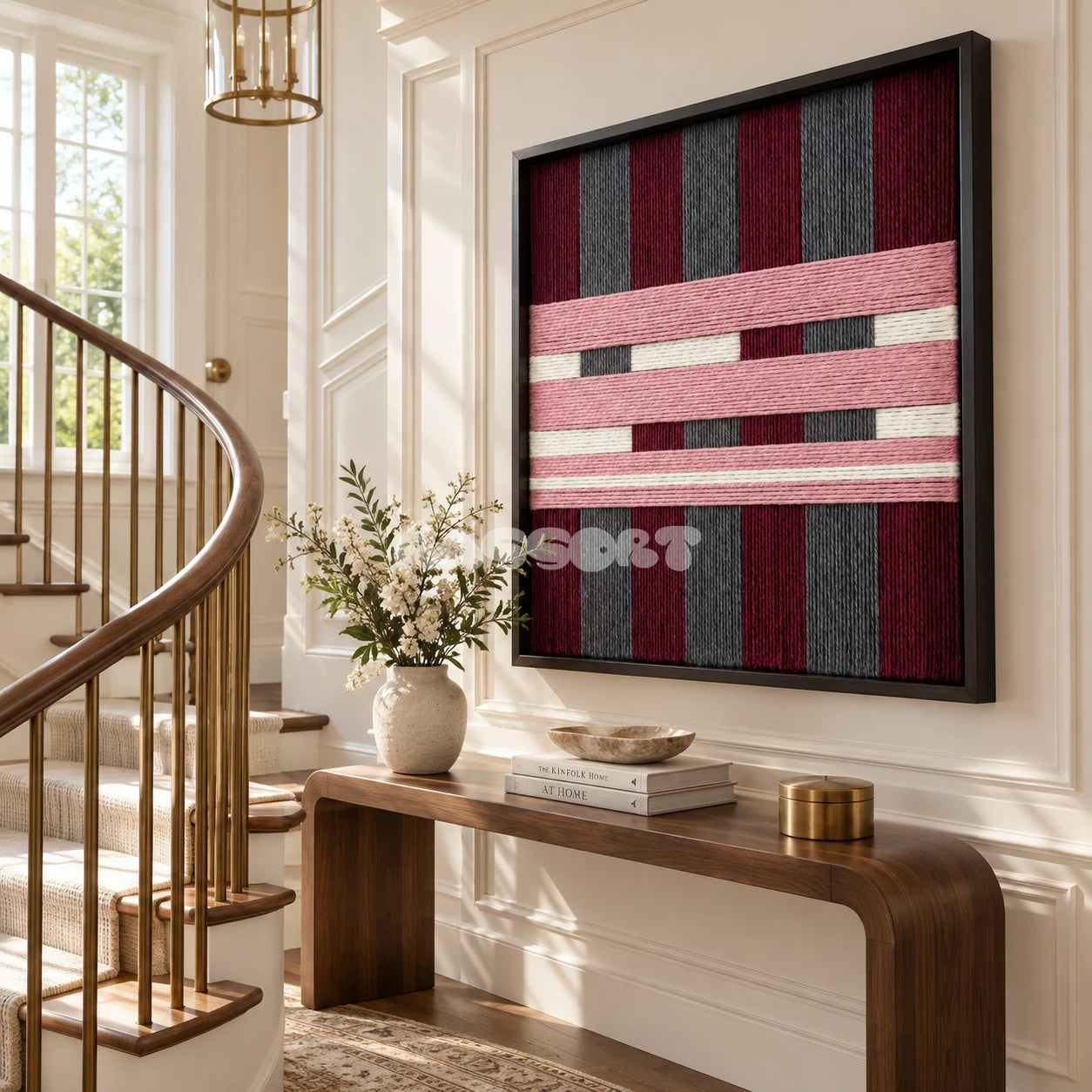Paris Rouge - Textile Art #SQ152