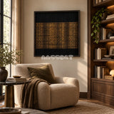 Golden District - Textile Art #SQ159