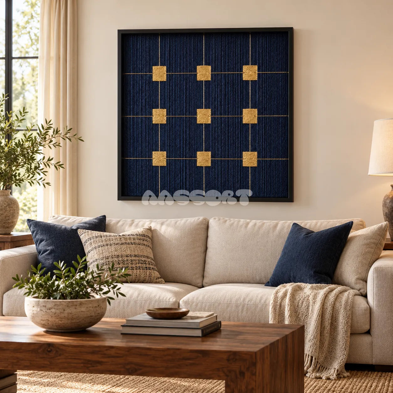 Golden Circuit - Textile Art #SQ160