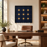 Golden Circuit - Textile Art #SQ160