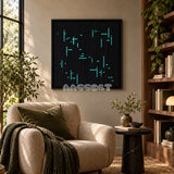 Broken Score - Textile Art #SQ162