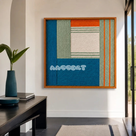 Silent Theatre - Textile Art #SQ083