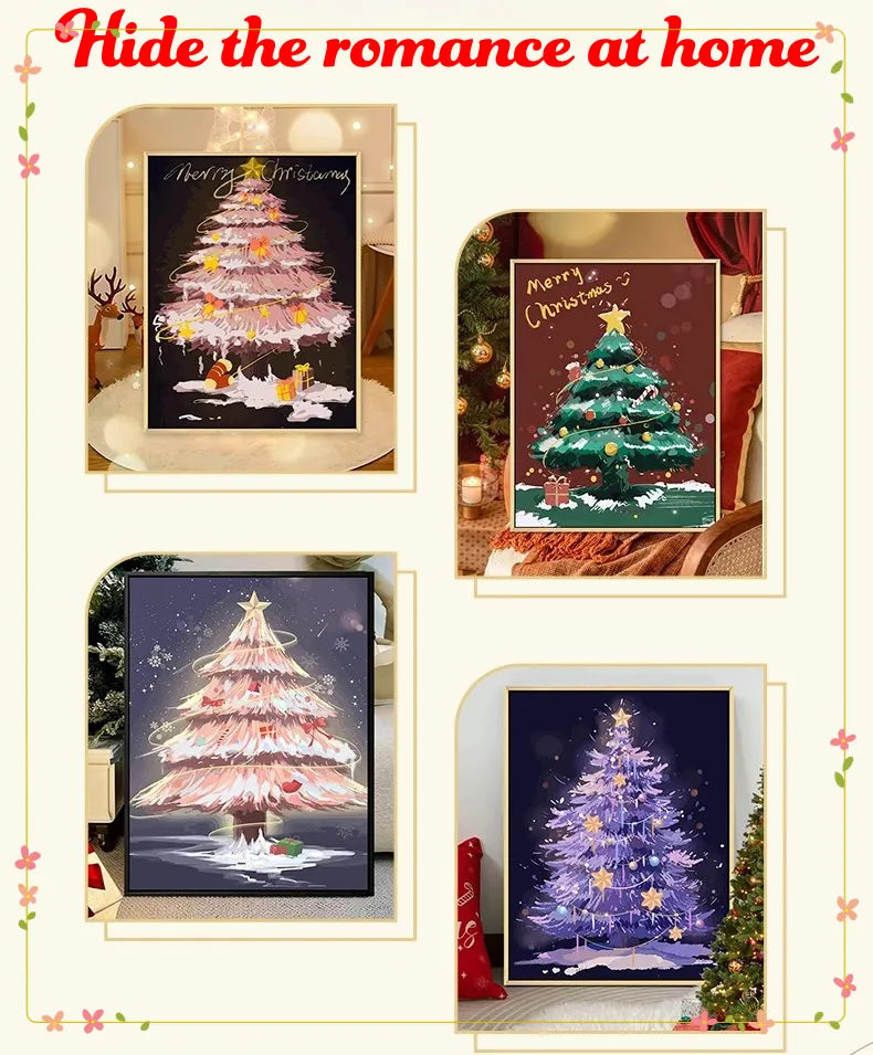 Christmas Tree DIY Painting Set – Custom Holiday Craft Kit