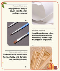 Christmas Tree DIY Painting Set – Custom Holiday Craft Kit