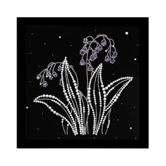 Floral Meadow Design Pearl Painting Kit