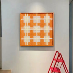 “Summer Marmalade” - Textured Fiber Wall Art