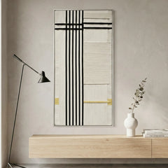 “The Monologue” - Textured Fiber Wall Art