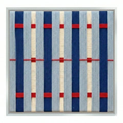 “Seaside Cinema” - Textured Fiber Wall Art