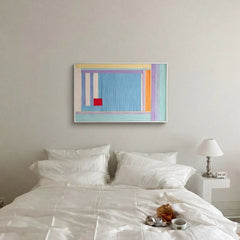 “Summer Letter” - Textured Fiber Wall Art